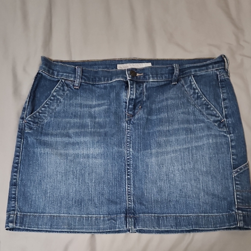Old Navy Denim Blue Women's Skirt size 12